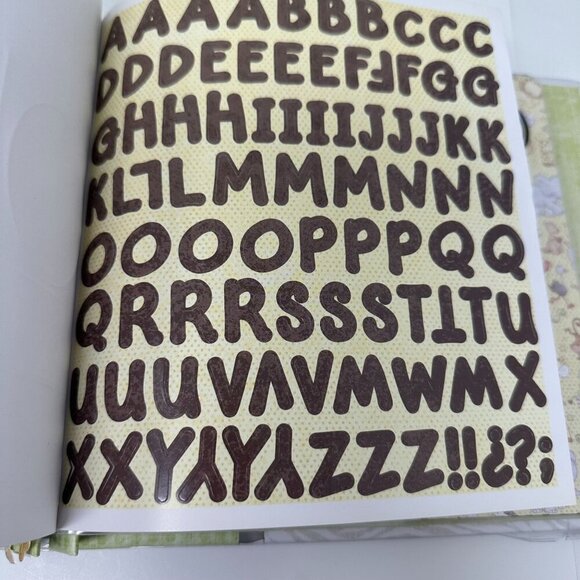 Paper Studio Safari Baby Scrapbook Kit 8x8 Album Stickers Embellishments NIP - Picture 3 of 16